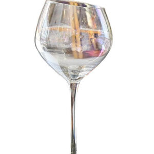 HM Red Wine Glass – Crystal Slanted Mug Set - 6 Piece
